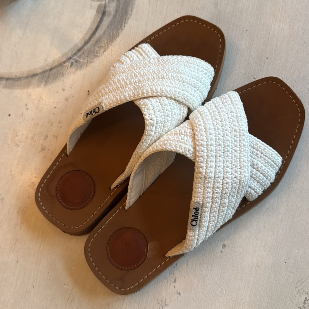 Chloe woody sandal